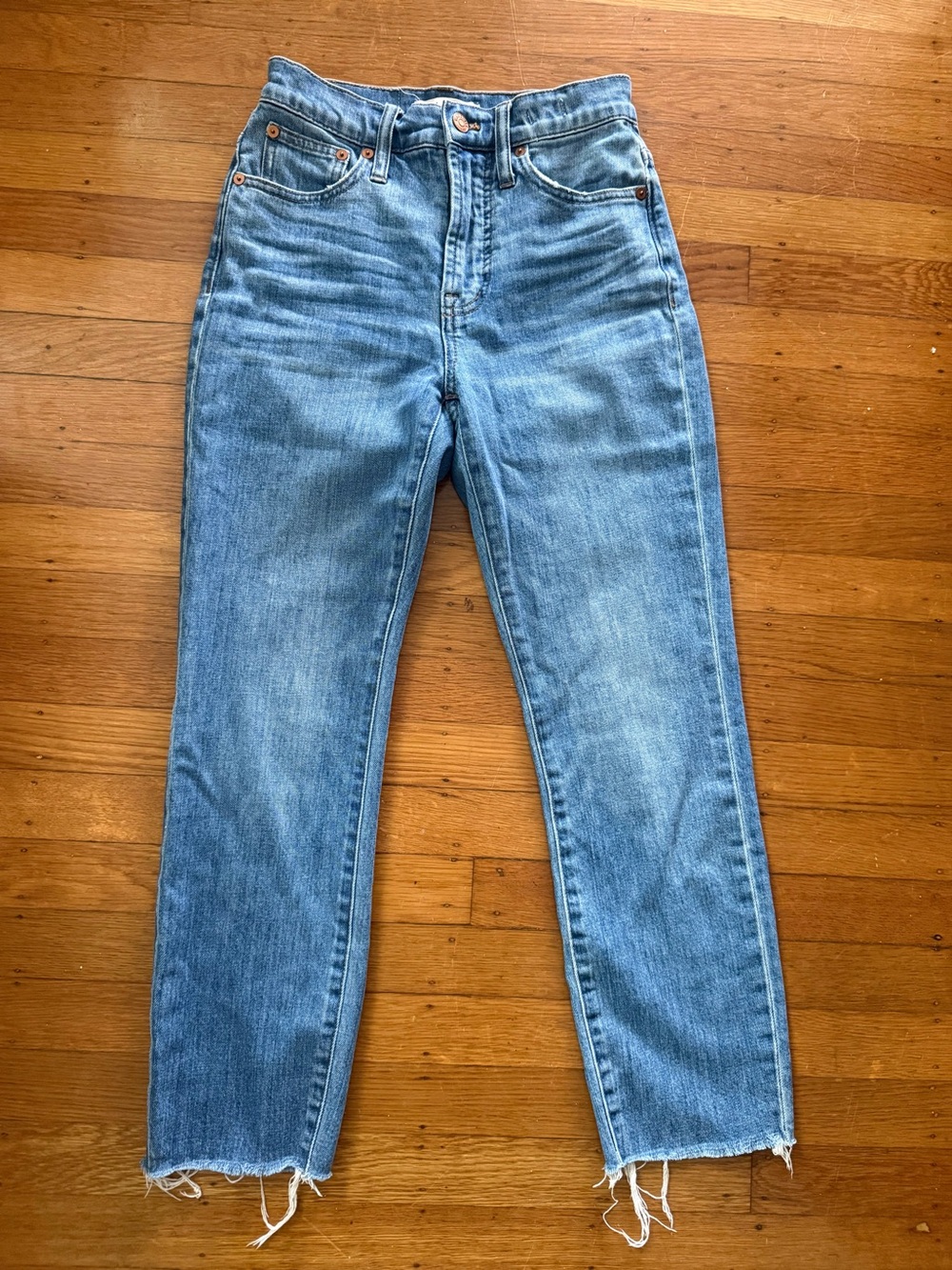 Madewell The Perfect Vintage Jean Light Wash Straight-Leg Jeans
